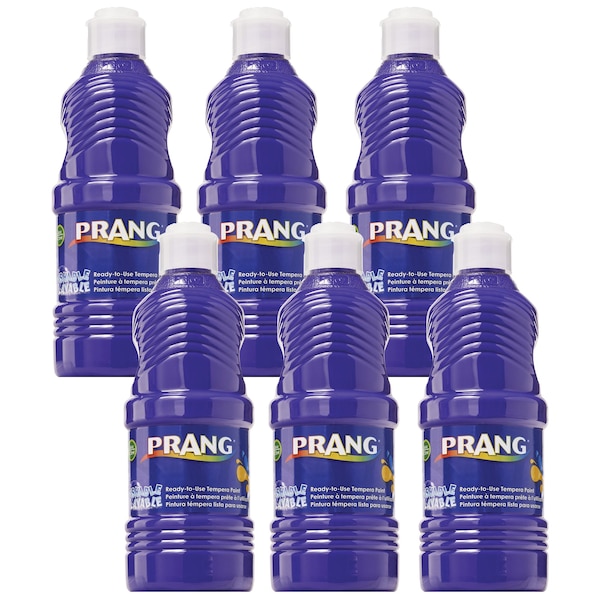 Prang Washable Tempera Paint, Violet, 16 oz, 6PK 10706 - main